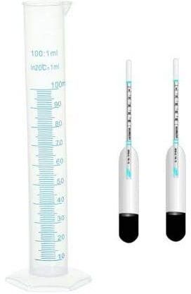 Milk Lactometer Checking Milk Purity Test Kit (2 Unit Lactometer with 1 Jar) Hydrometer