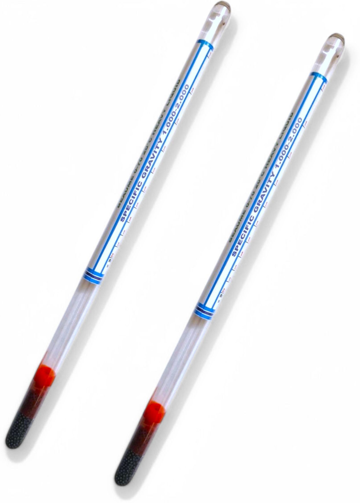 skan's specific gravity hydrometer | heavy liquid (1.000-2.000) | pack of 2 | hydrometer