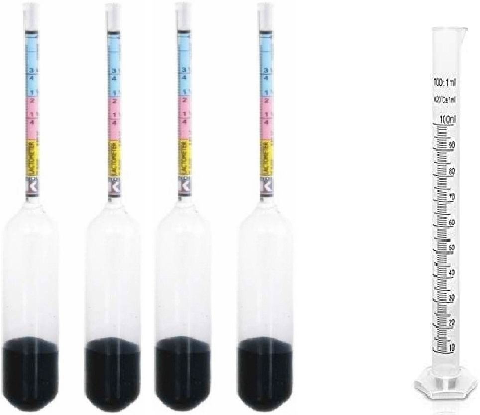nicolette Set of Lactometer & Jar for Milk Testing (4L1J) Hydrometer-picture-11