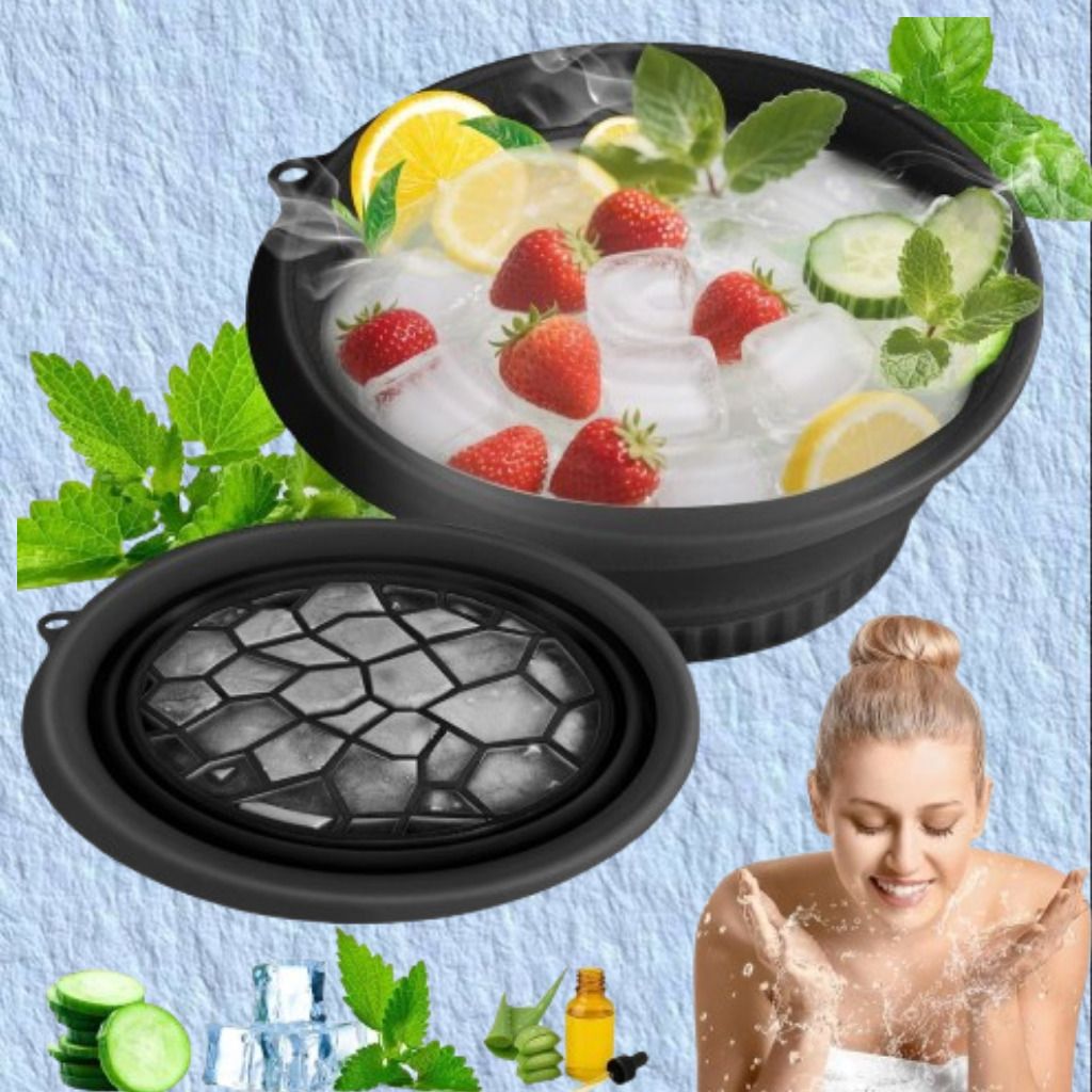 zucline Silicone Massage Bowl Ice Bucket with Long Lasting Durability Disposable-picture-45