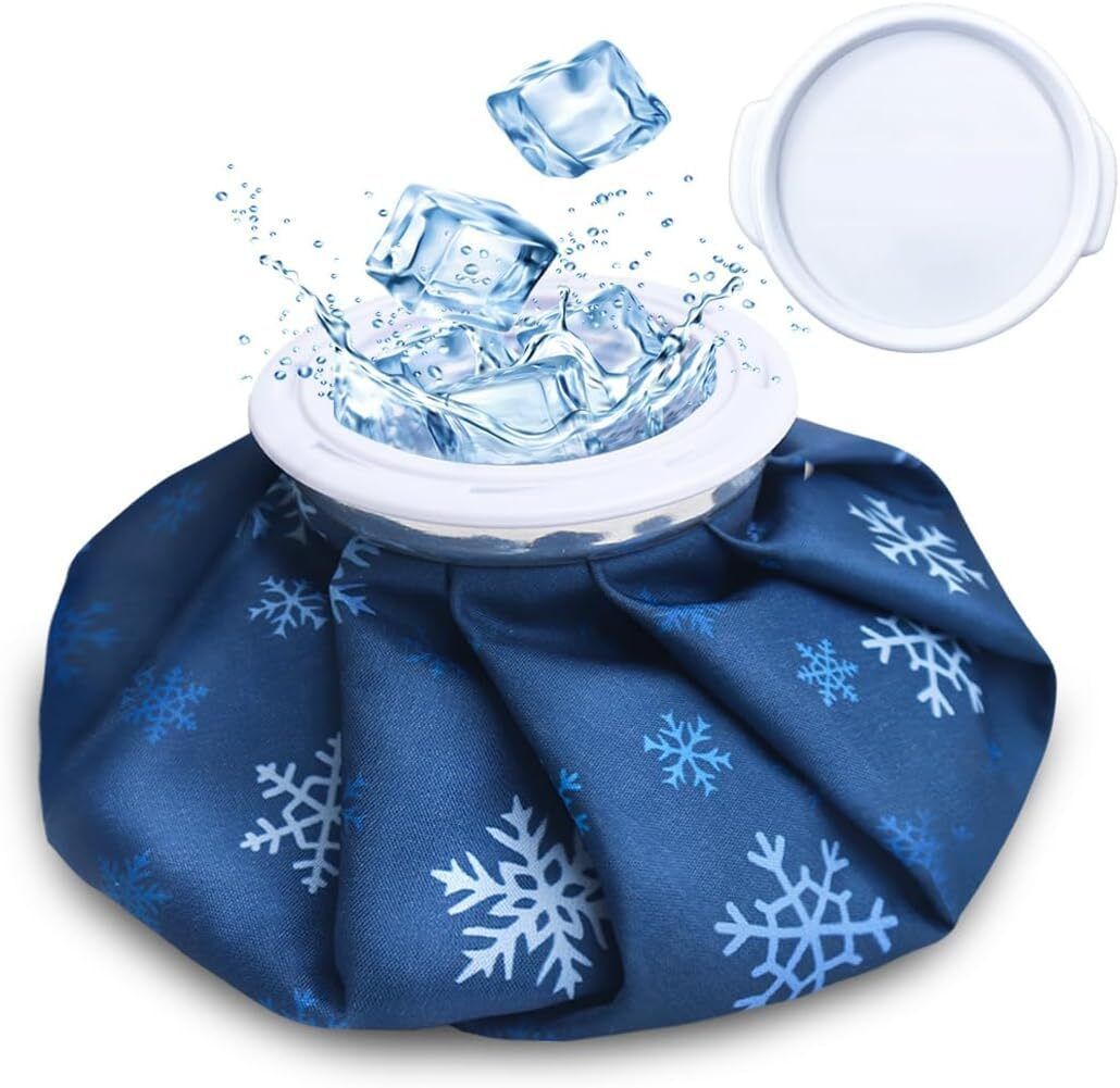 9 Inch Ice Bag for Pain Relief Cold Hot Water Bag Ice Pack Bag for Pain Relief Non Electrical 100 ml Hot Water Bag