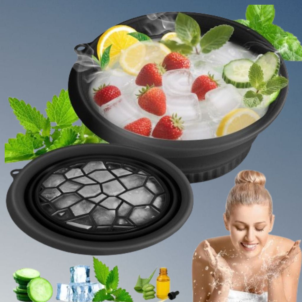 zucline Silicone Massage Bowl Ice Bucket with Secure Storage Lid Design Disposable-picture-32