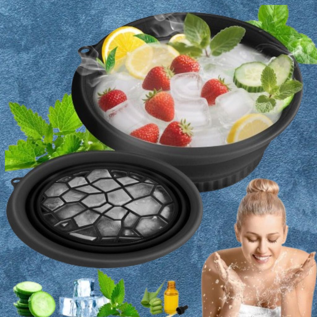 zucline Silicone Massage Bowl Ice Bucket with Simple Storage Solution Disposable-picture-24