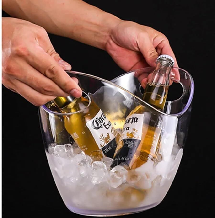 4 L Plastic Ice Beer Bucket | Wine & Champagne Chiller Bucket Ice Bucket-image-44