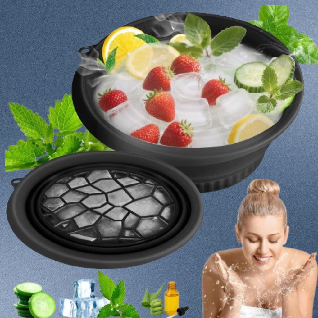 zucline Silicone Massage Bowl Ice Bucket with Multi Use Design Disposable-picture-23