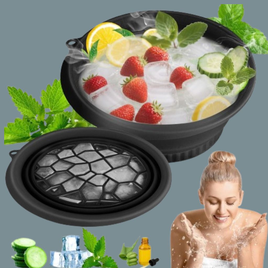zucline Silicone Massage Bowl Ice Bucket with High Capacity Storage Design Disposable-picture-38