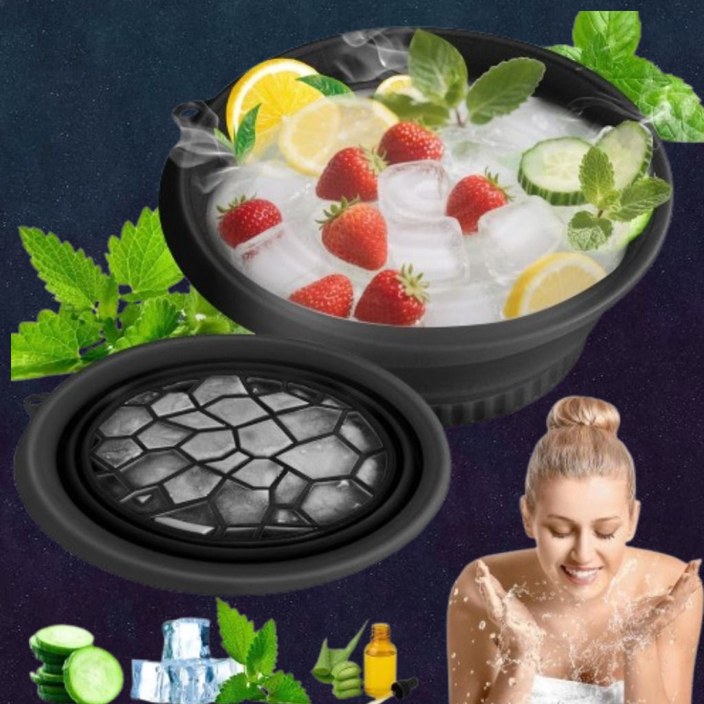 zucline Silicone Massage Bowl Ice Bucket with Modern Style and Design Disposable-picture-30