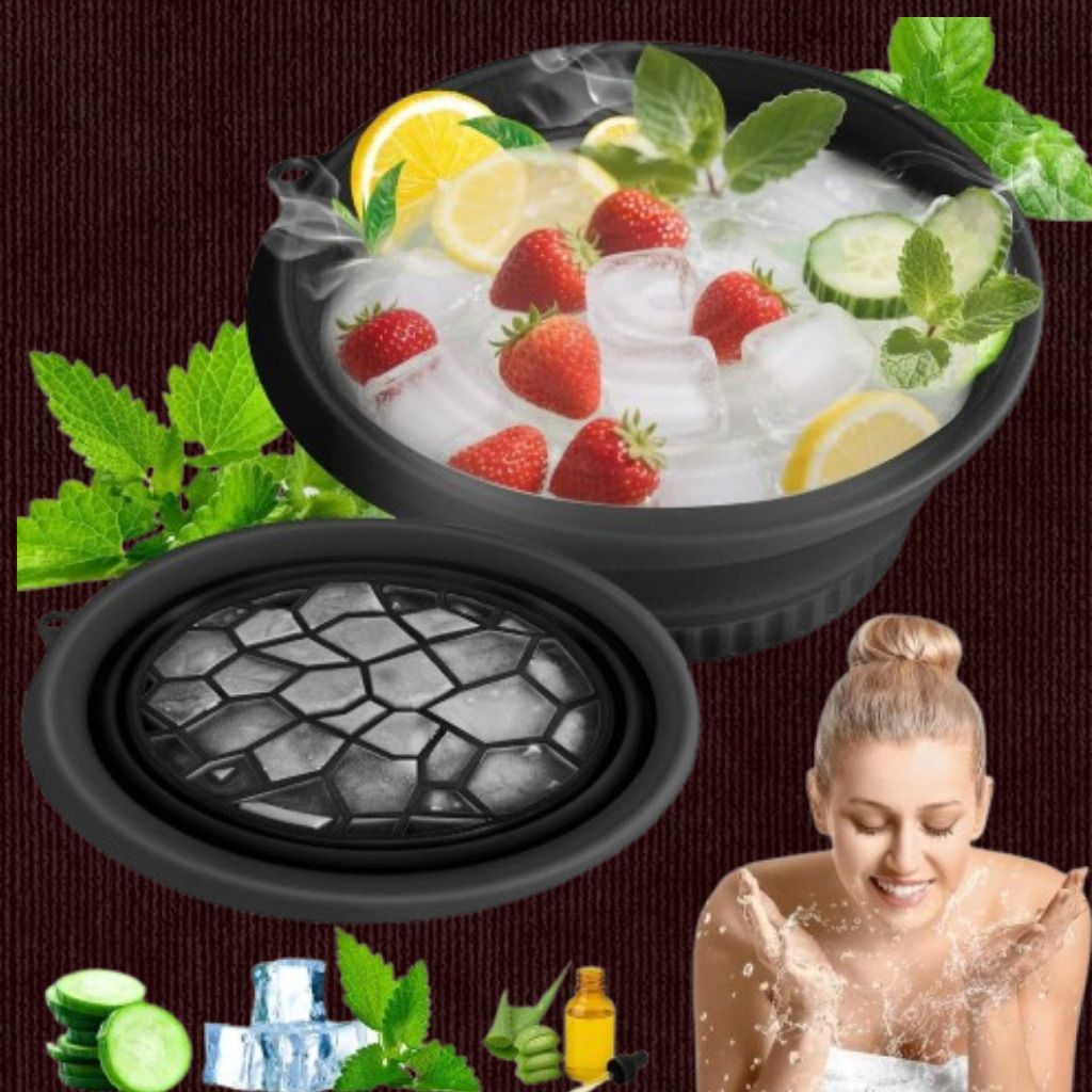 zucline Silicone Massage Bowl Ice Bucket with Lightweight and Easy Use Disposable-picture-15