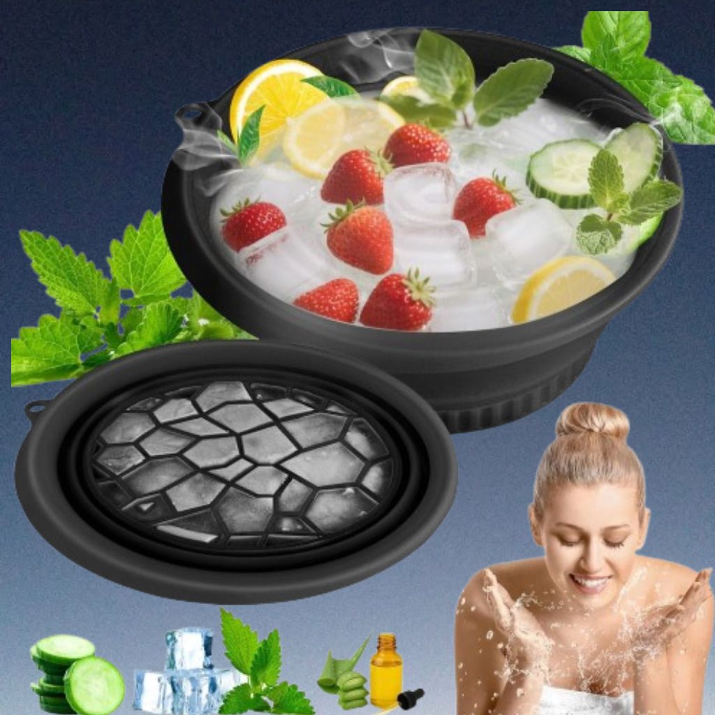 zucline Silicone Massage Bowl Ice Bucket with Practical and Simple Design Disposable-picture-9