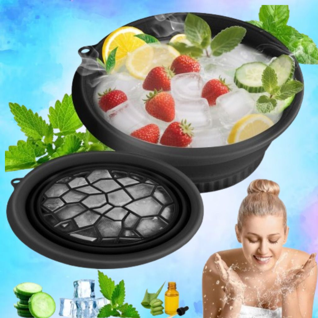 zucline Silicone Massage Bowl Ice Bucket with High Utility and Performance Disposable-picture-1