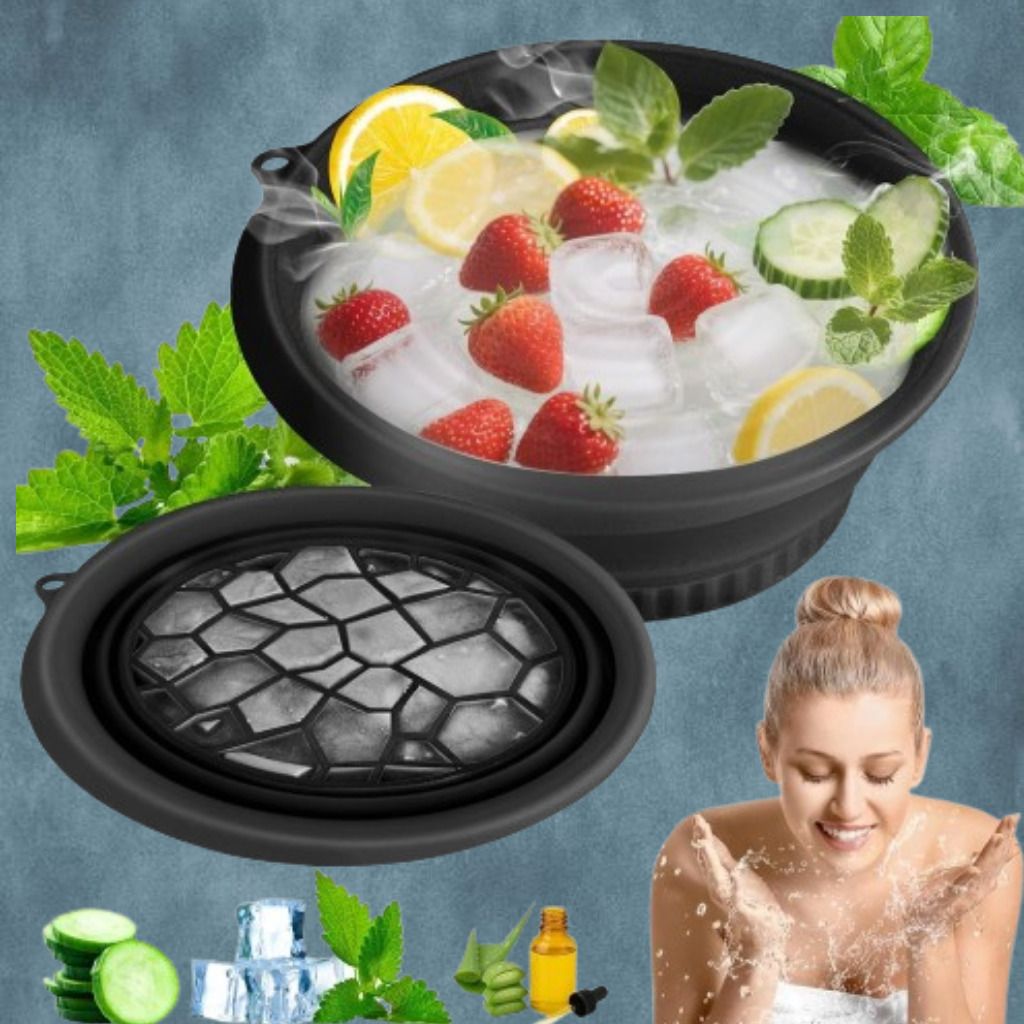 zucline Silicone Massage Bowl Double Layer Ice Bucket for Maximum Cooling Disposable-picture-14