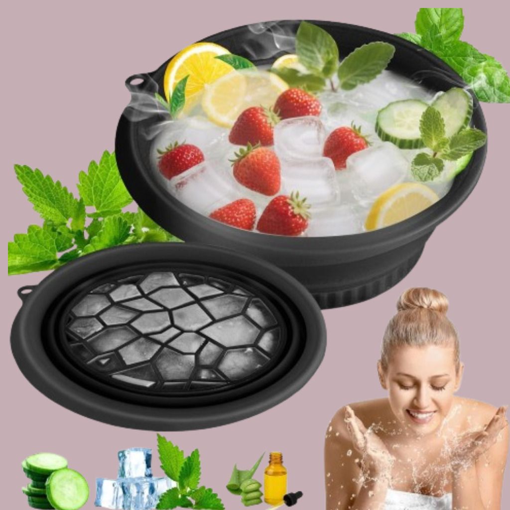 zucline Silicone Massage Bowl Ice Bucket with Portable and Handy Design Disposable-picture-27