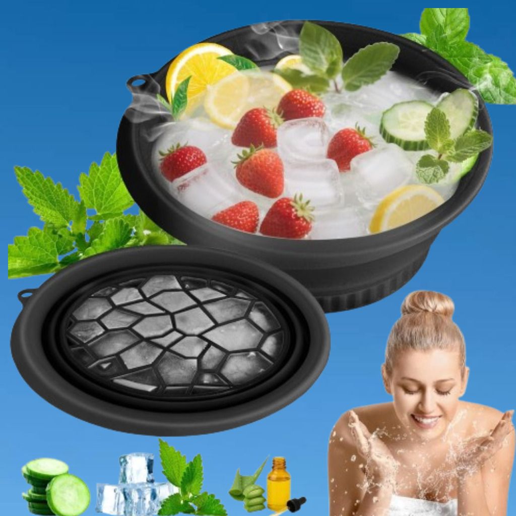 zucline Silicone Massage Bowl Ice Bucket with User Friendly Design Disposable-picture-7