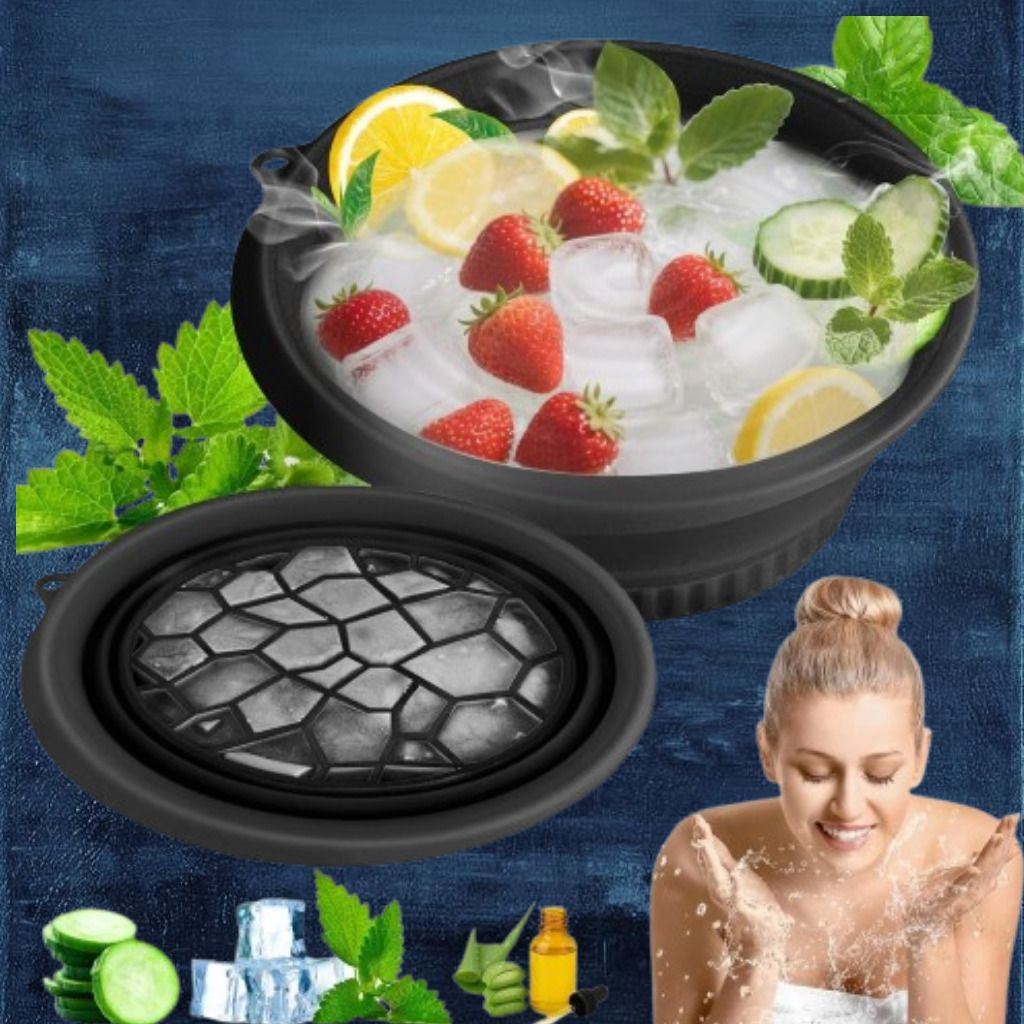 zucline Silicone Massage Bowl Ice Bucket with Lightweight and Portable Design Disposable-picture-44