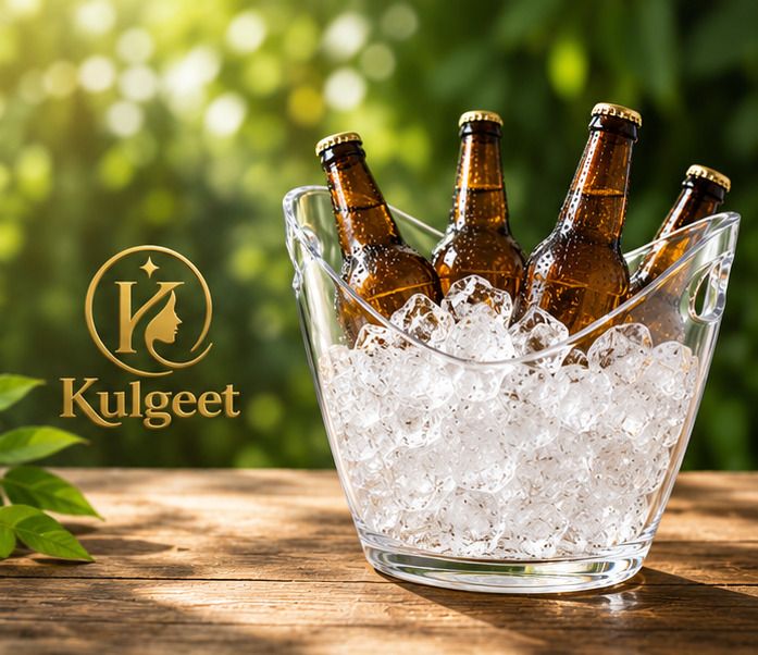 4 L Plastic Ice Beer Bucket | Champagne + Chiller Bucket Ice Bucket-image-45