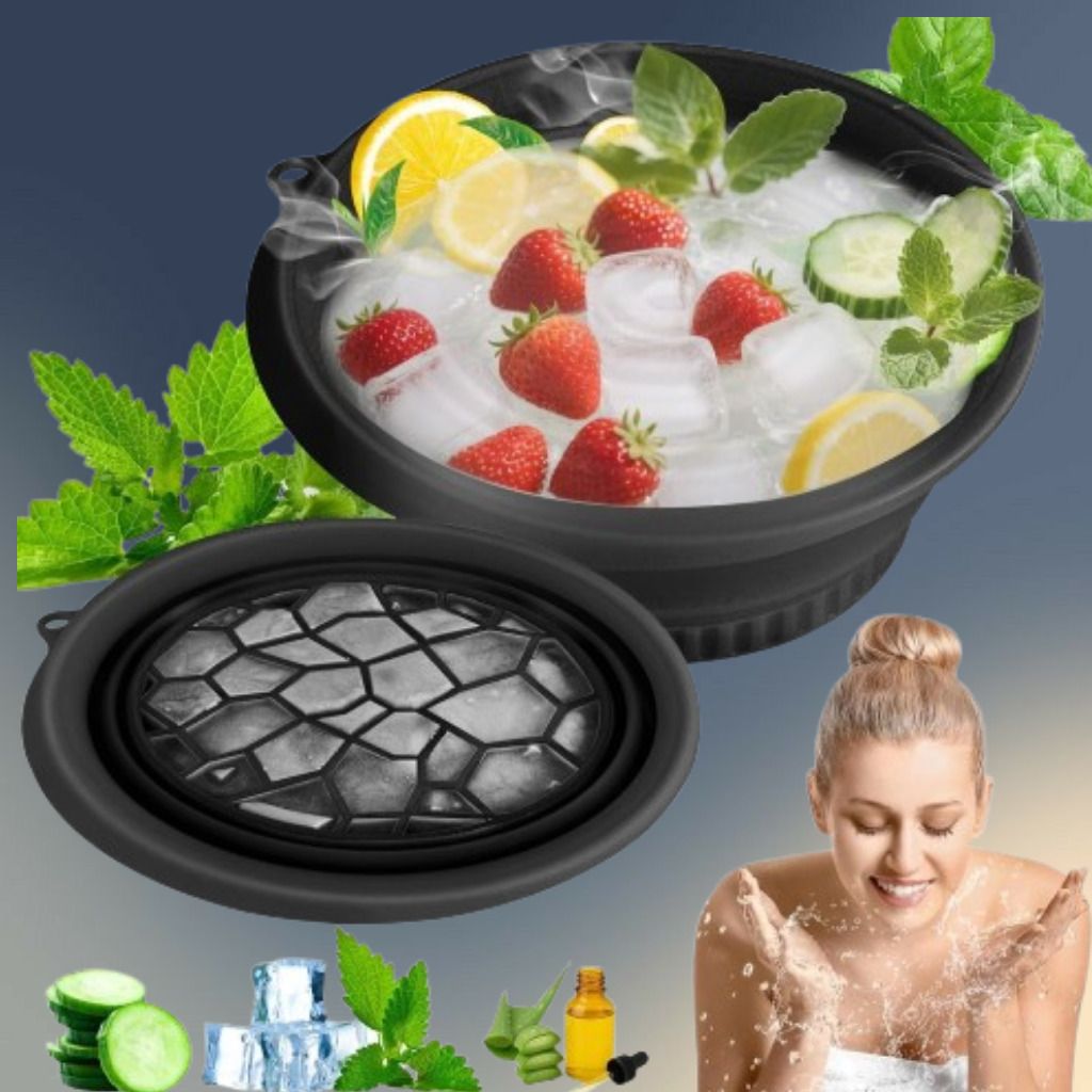 zucline Silicone Massage Bowl Ice Bucket with Long Cooling Duration Disposable-picture-8