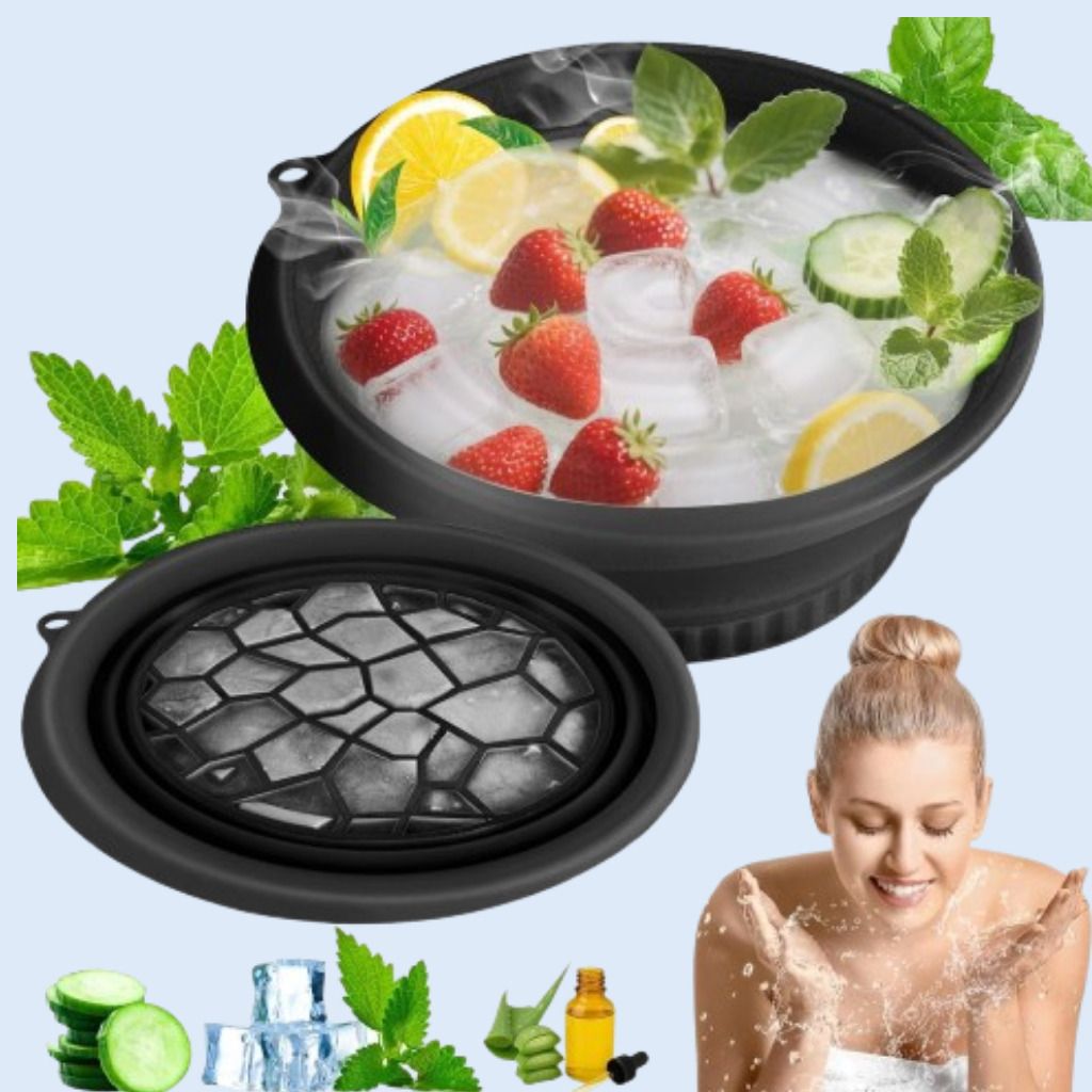 zucline Silicone Massage Bowl Ice Bucket with Smooth Finish and Strong Body Disposable-picture-25