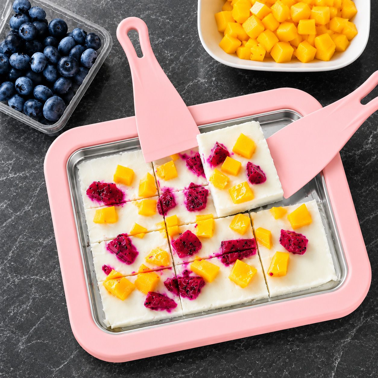 bestzone retail mall 500 ml Manual Ice Cream Maker-picture-13