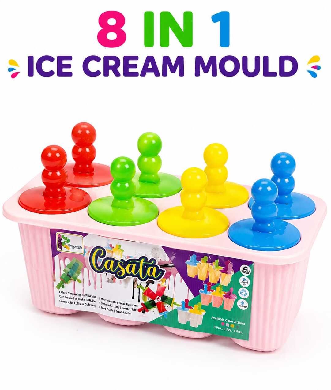 amithubstore 400 ml Manual Ice Cream Maker-picture-3