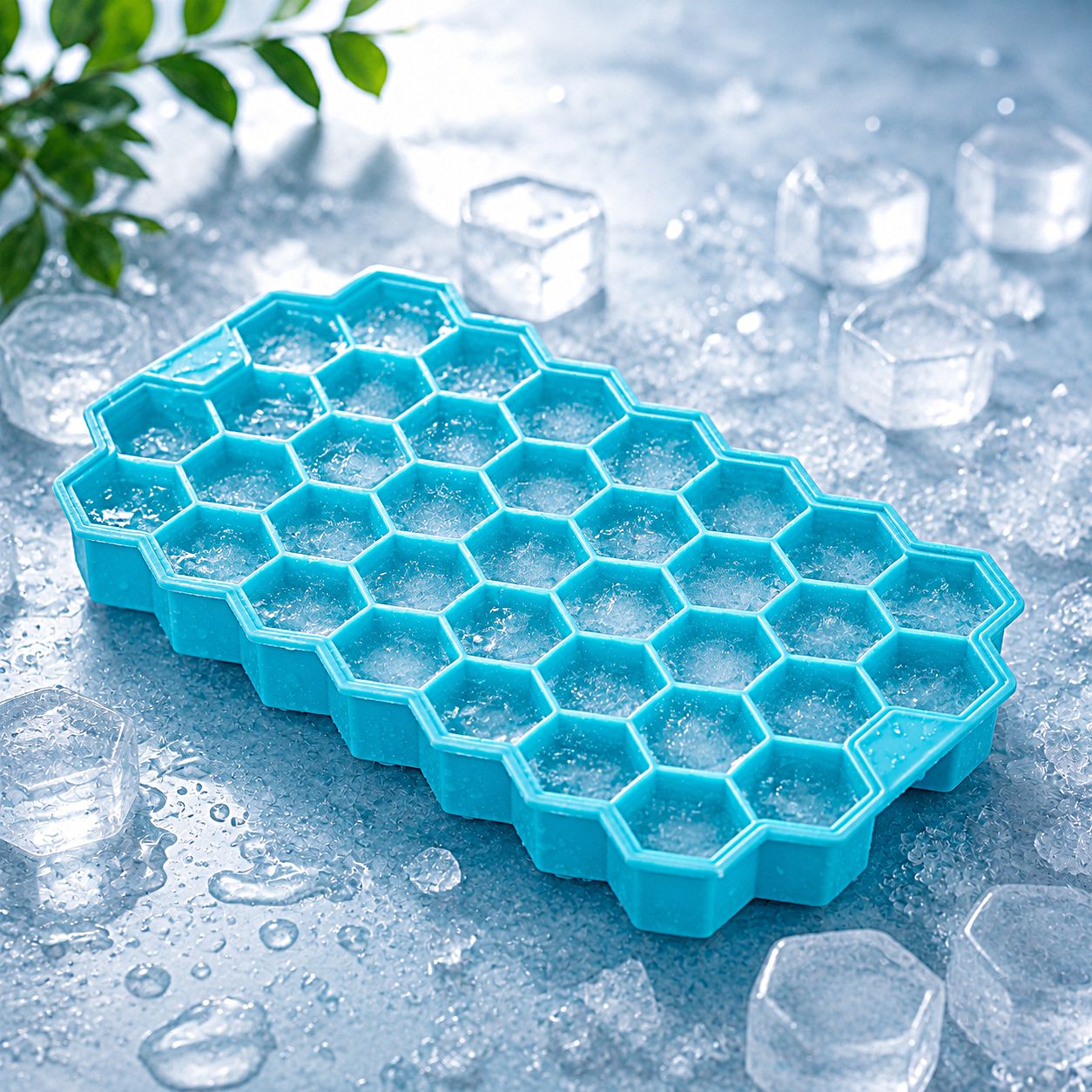Xaipro Blue Silicone Ice Cube Tray-picture-43