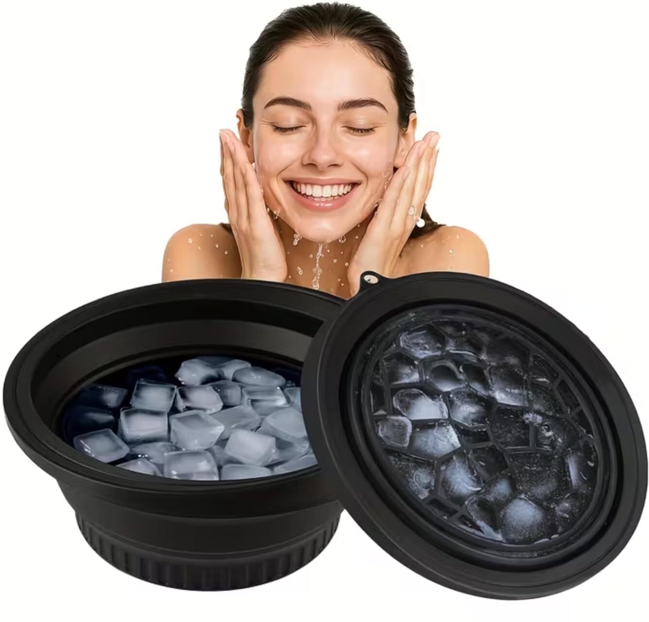 Black Silicone Ice Cube Tray-image-46