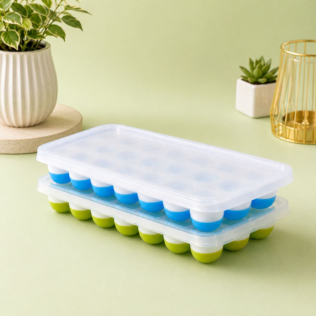sprinkle 1x pop up ice tray 07 Blue Silicone Ice Cube Tray-picture-13
