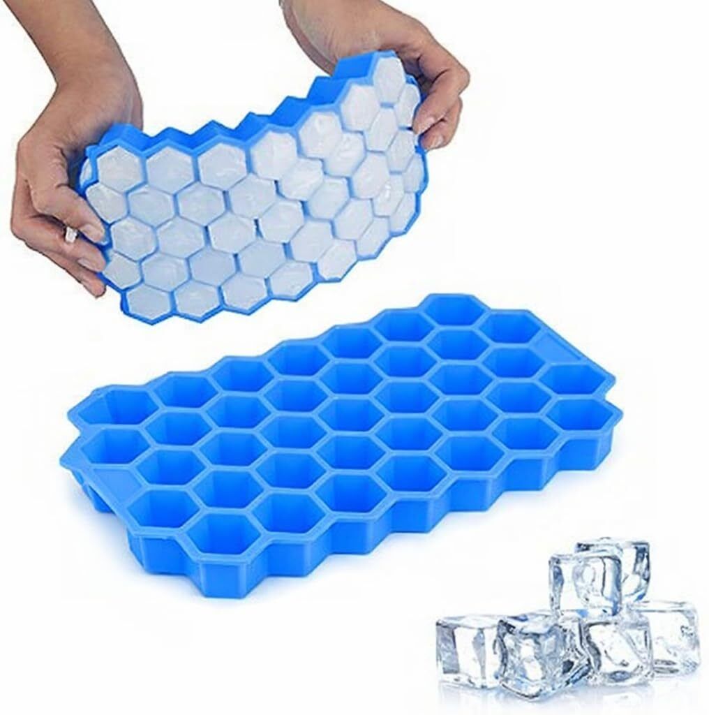 gadget deals ice tray for fridge Blue Silicone Ice Cube Tray-picture-26