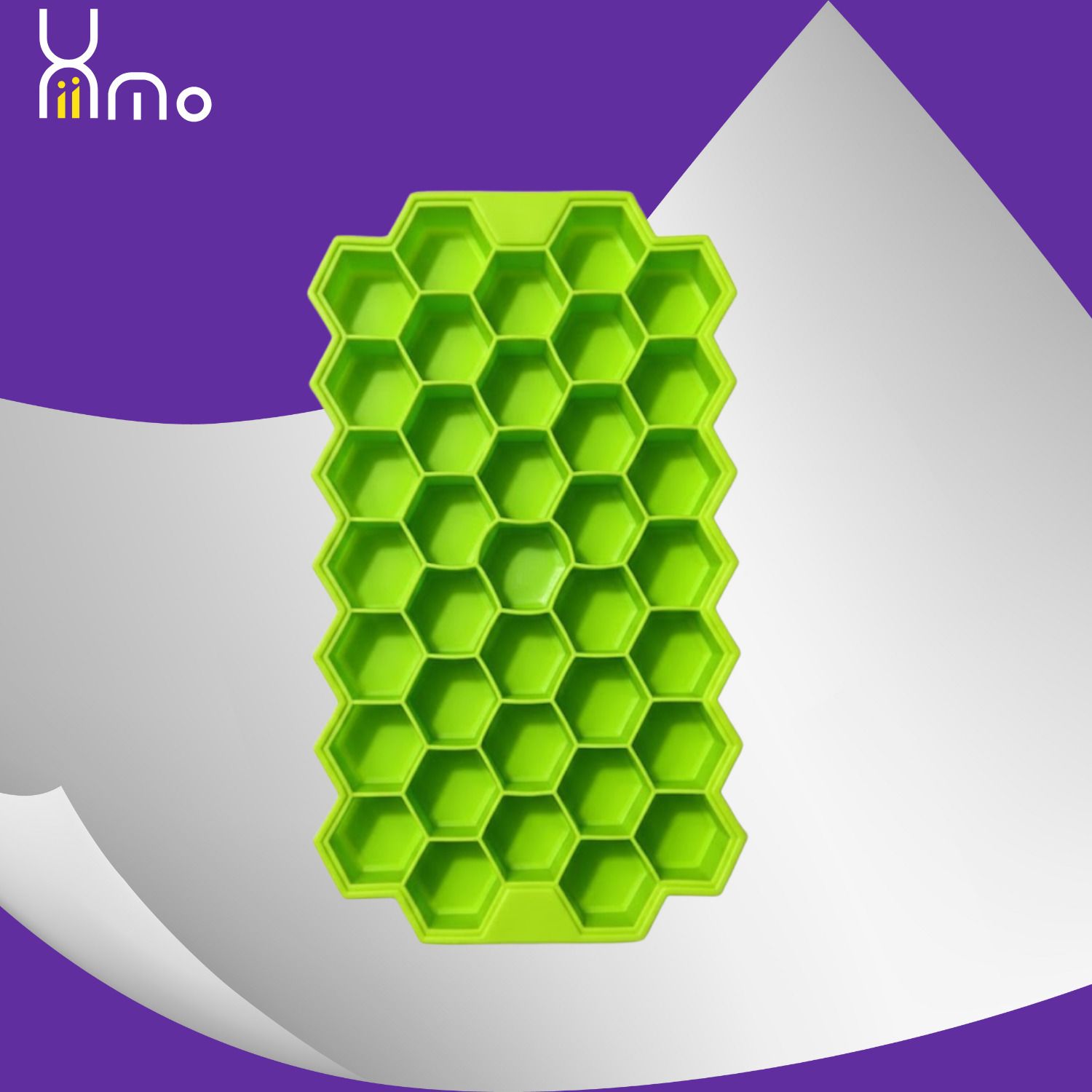 hiimo Green Silicone Ice Cube Tray-picture-26