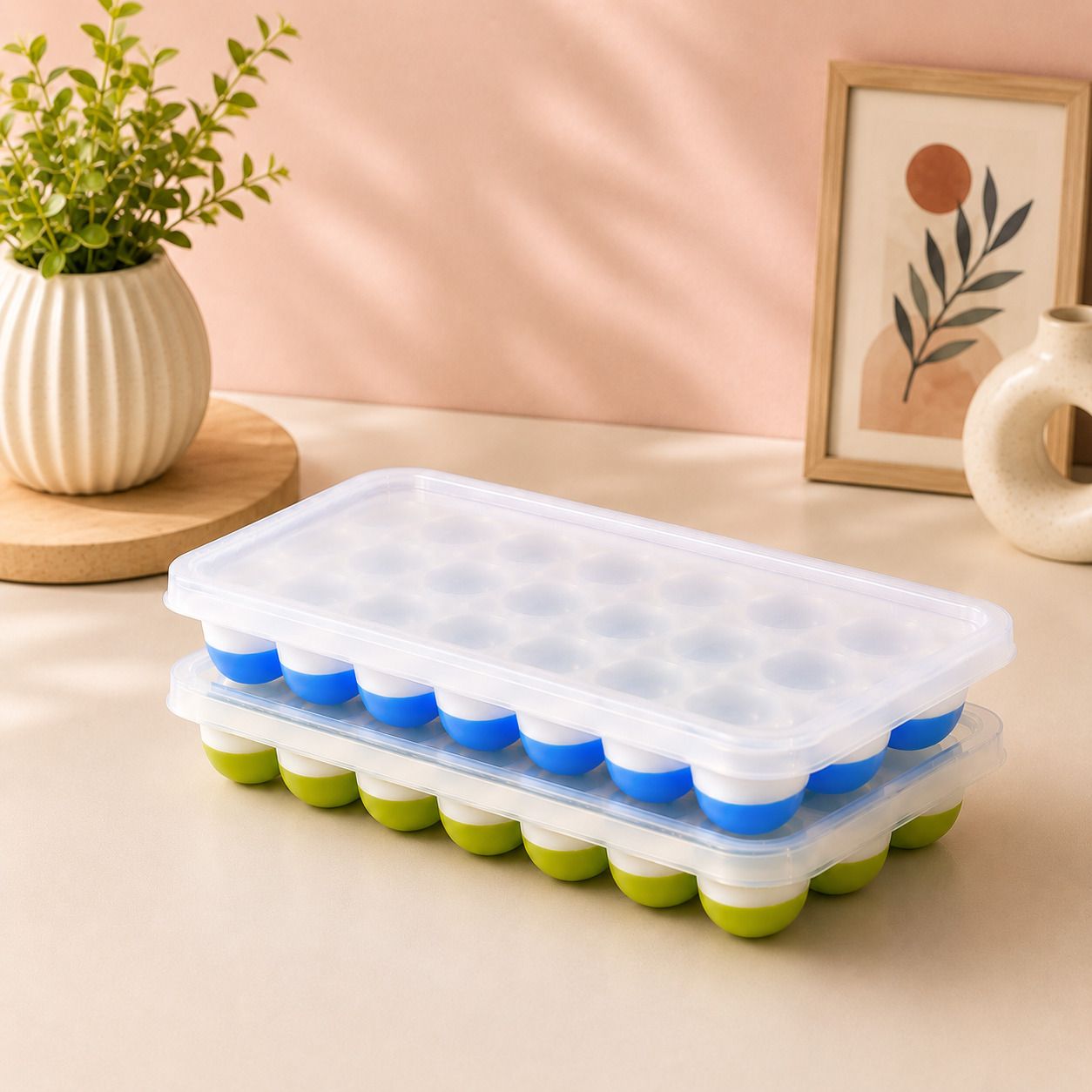 sprinkle 1x pop up ice tray 15 Blue Silicone Ice Cube Tray-picture-45