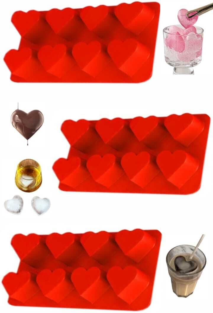 Red Silicone Ice Cube Tray-image-31