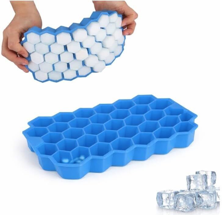 Nephila Premium Blue Silicone Ice Tray Blue Silicone Ice Cube Tray-image-33