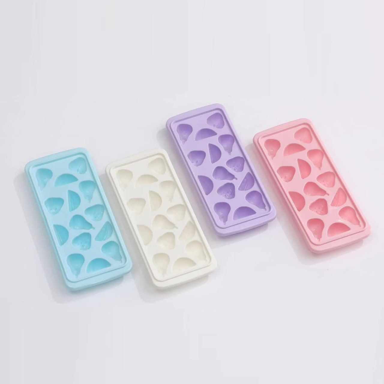 Multicolor Plastic Ice Cube Tray-image-6