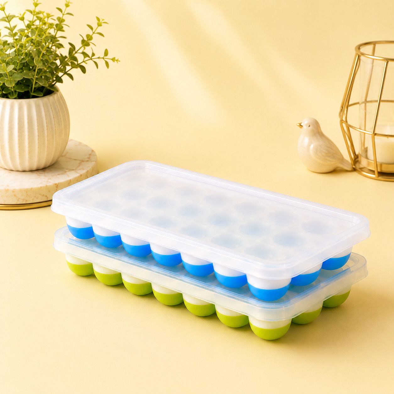 sprinkle 1x pop up ice tray 35 Blue Silicone Ice Cube Tray-picture-33
