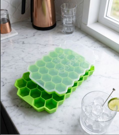 Green Silicone Ice Cube Tray-image-22