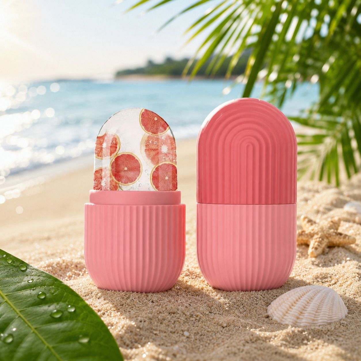 Pink Silicone Ice Ball Tray-image-4