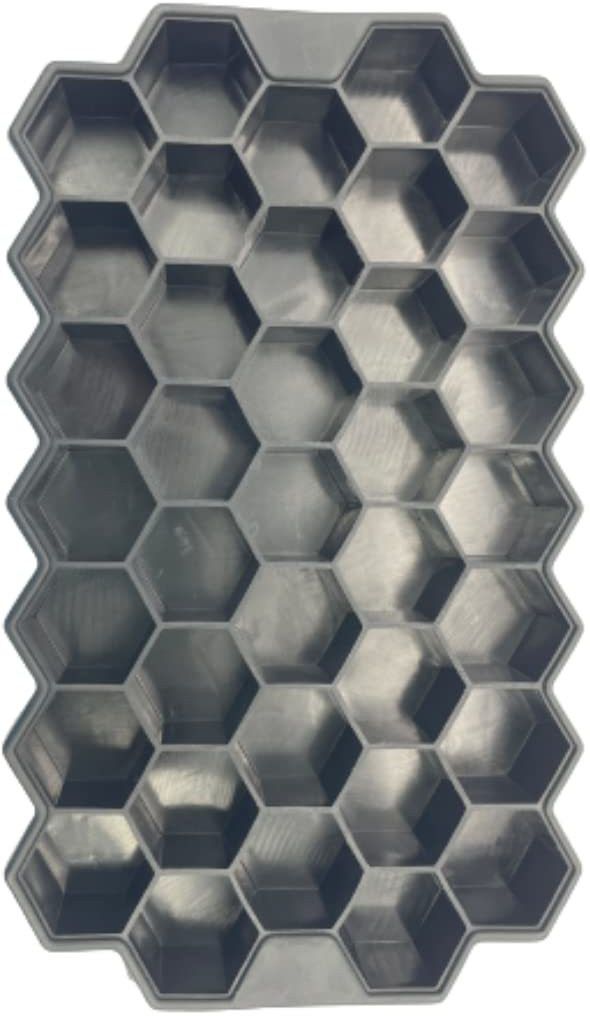 syga Soft Honeycomb Ice Cube Trays (Black) Black Silicone Ice Cube Tray-picture-41