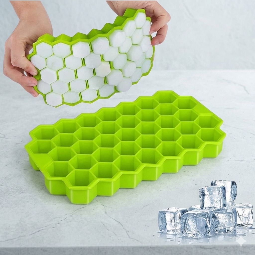 aaroofashion HoneyCube Maker Green Silicone Ice Cube Tray-picture-48
