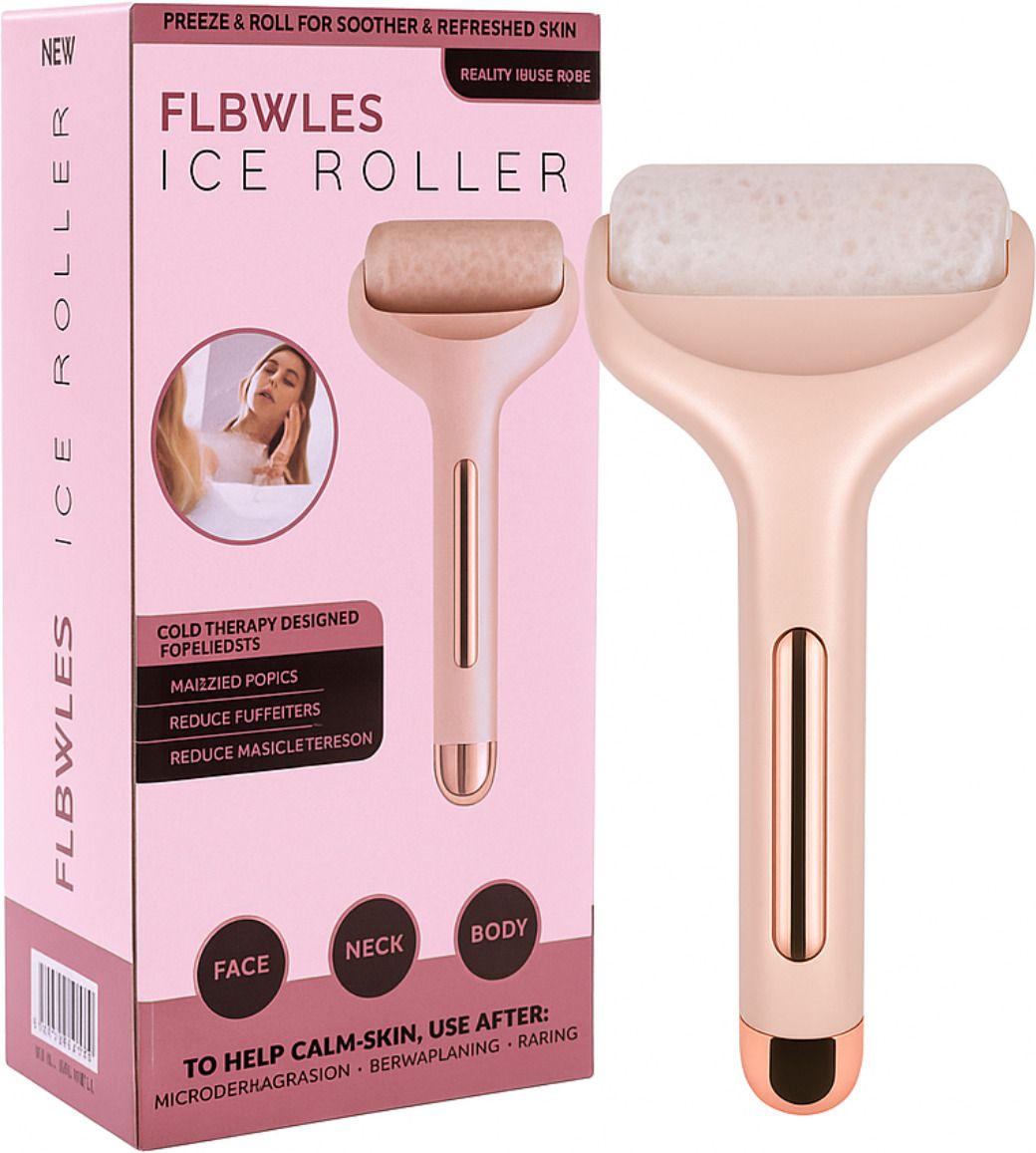 Lynacz Ice Roller for Face Neck Body: Cold Therapy Skin Massager Puffiness Relief Personal Care Appliance Combo-image-44