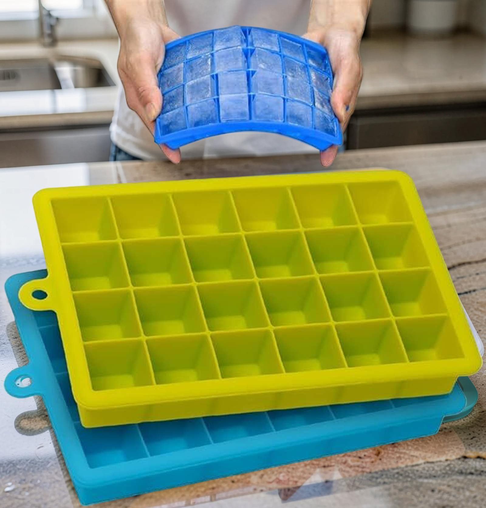 ICE CUBE TYYS Multicolor Silicone Ice Cube Tray-image-16