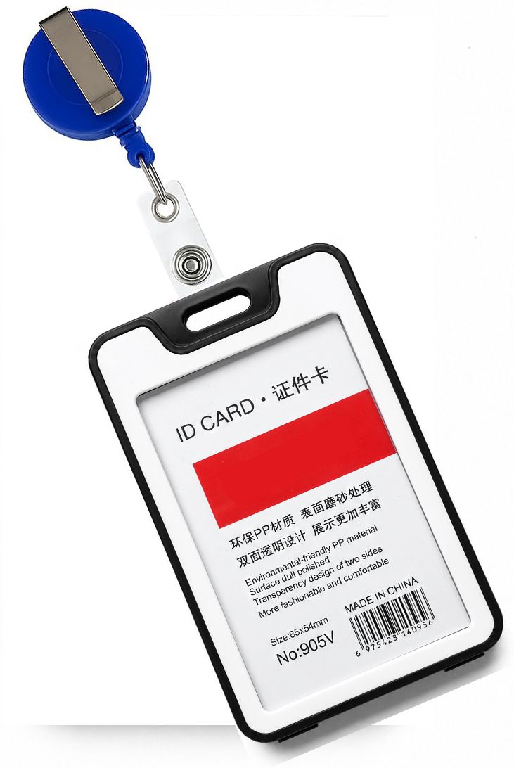 click desire Plated ID Badge Holder, ID Badge Reel-picture-30