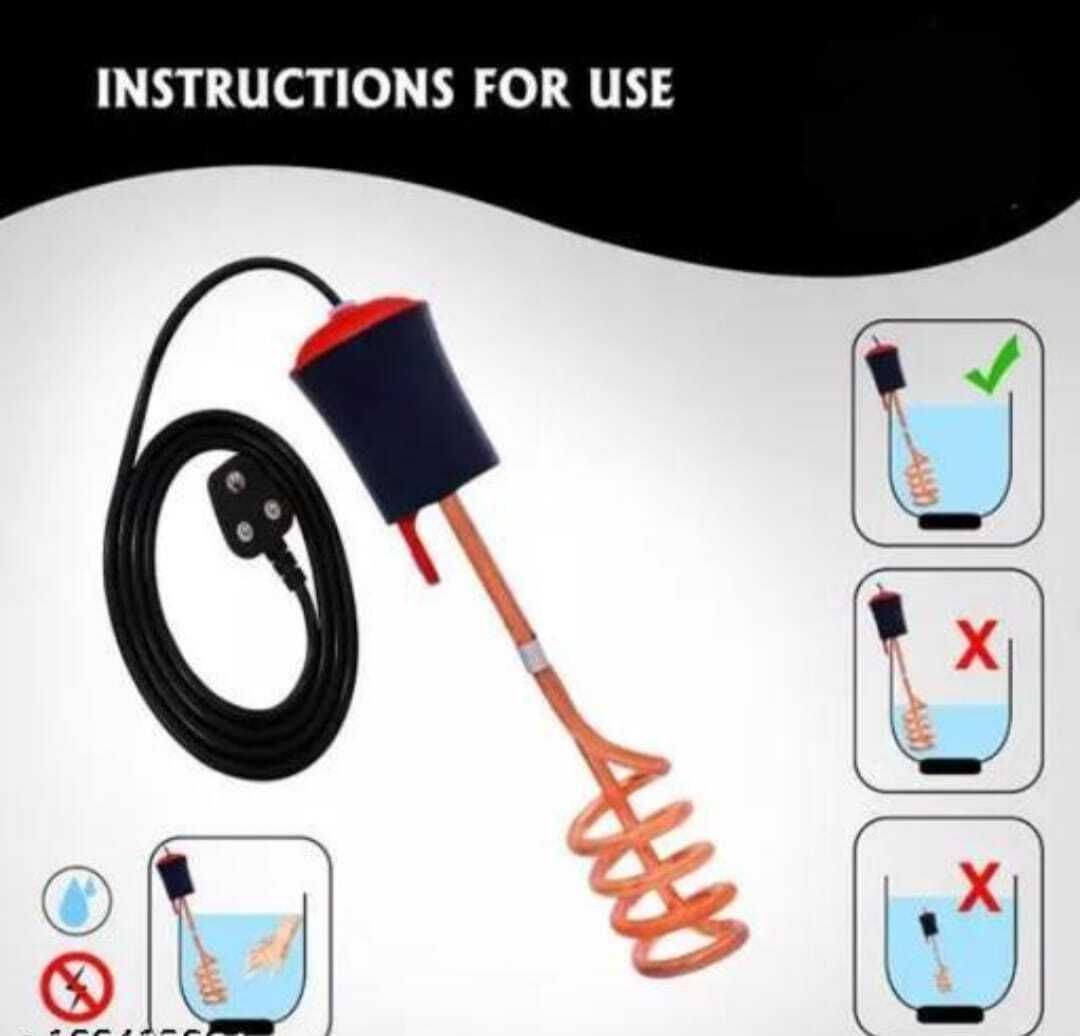 Immersion Rod 1500 Watt / Water Proof/ Shock Proof/ Copper Body 2000 W Shock Proof Immersion Heater Rod-image-31
