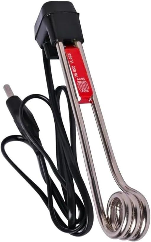 electric beverage warmer with power cord, portable coffee 1000 w shock proof immersion heater rod