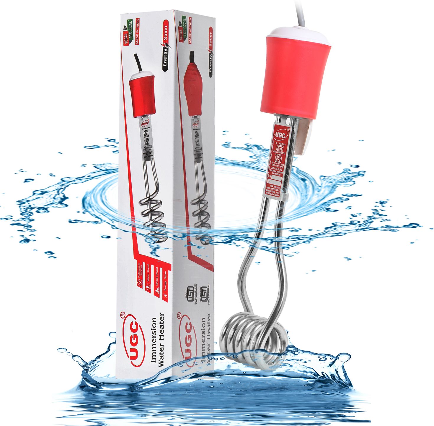 Shockproof Nickle Heater Rod – 1 Yr Warranty & ISI Mark 2000 W Shock Proof Immersion Heater Rod-image-24