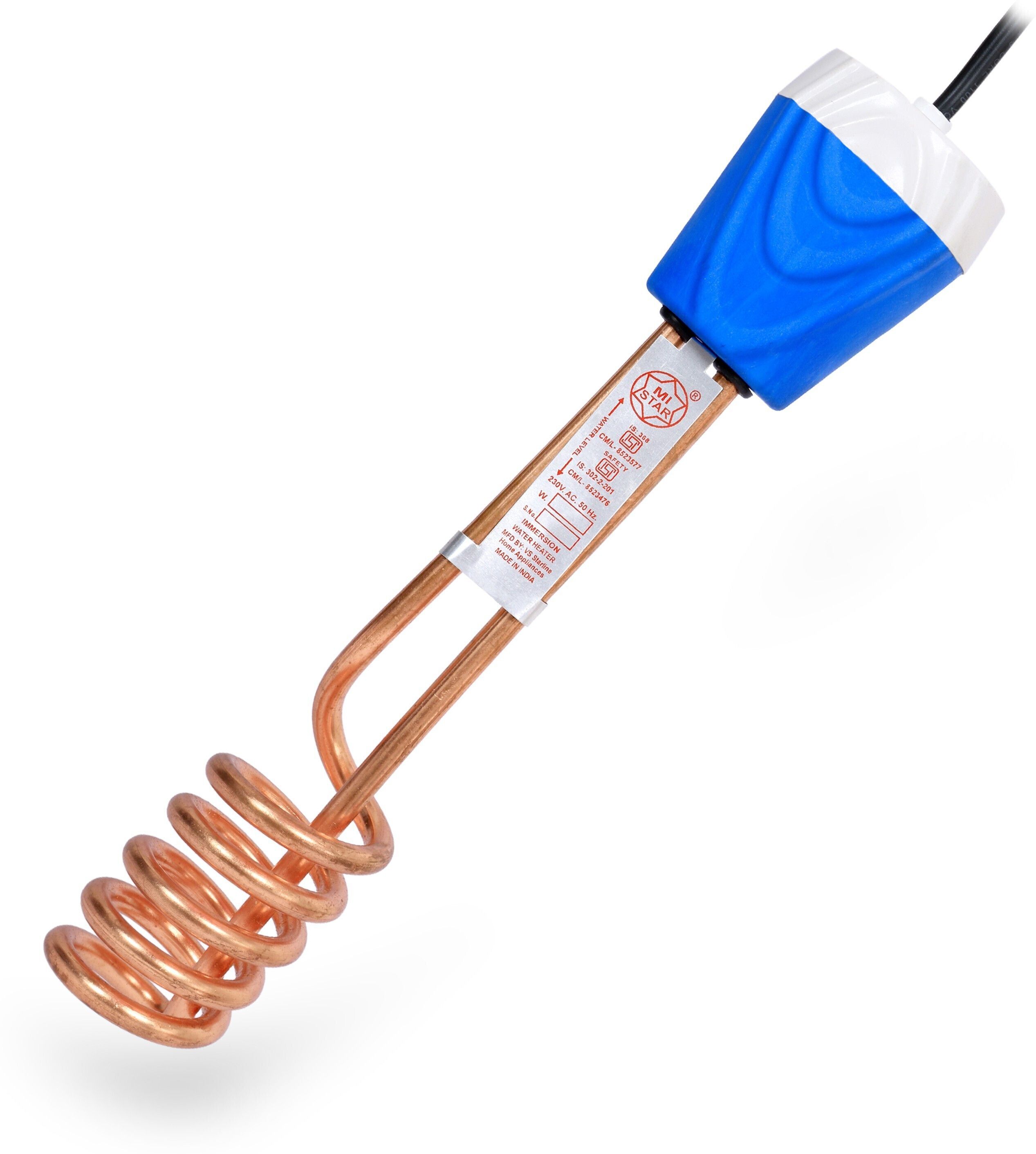 white blue 1500 water proof 1500 W Shock Proof Immersion Heater Rod-image-46