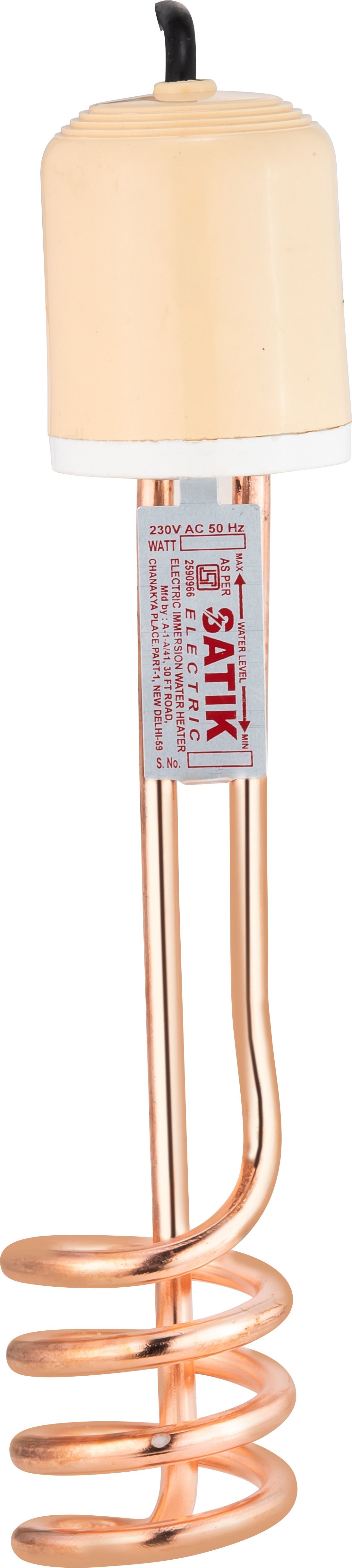 Shockproof Water Heater for Bathroom with ISI Mark Instant Hot Water 1000 W Shock Proof Immersion Heater Rod-image-22