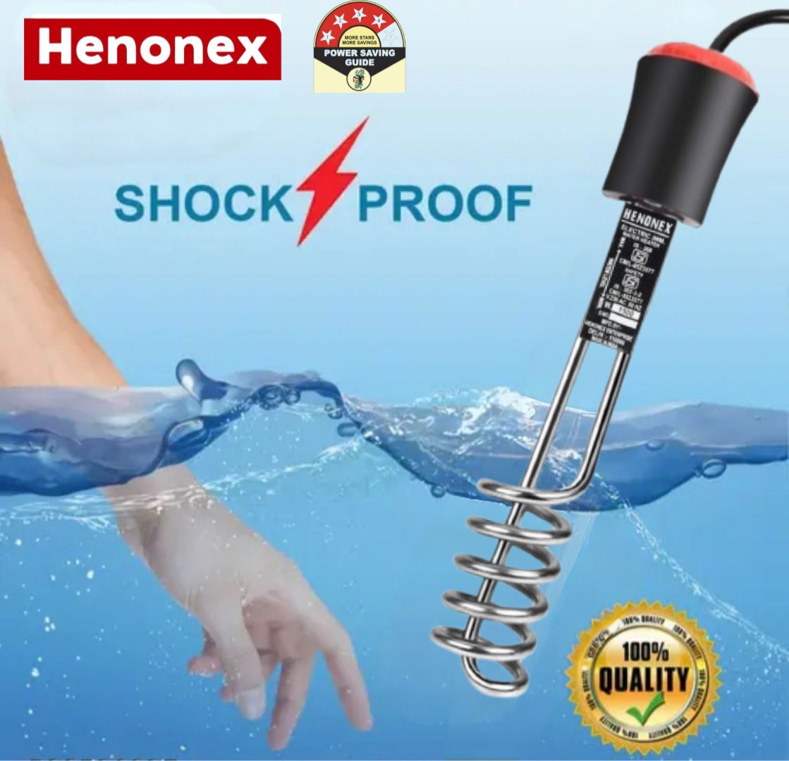 High-Quality Water Immersion Rod for Instant Heating in Buckets and Tubs 1500 W Immersion Heater Rod