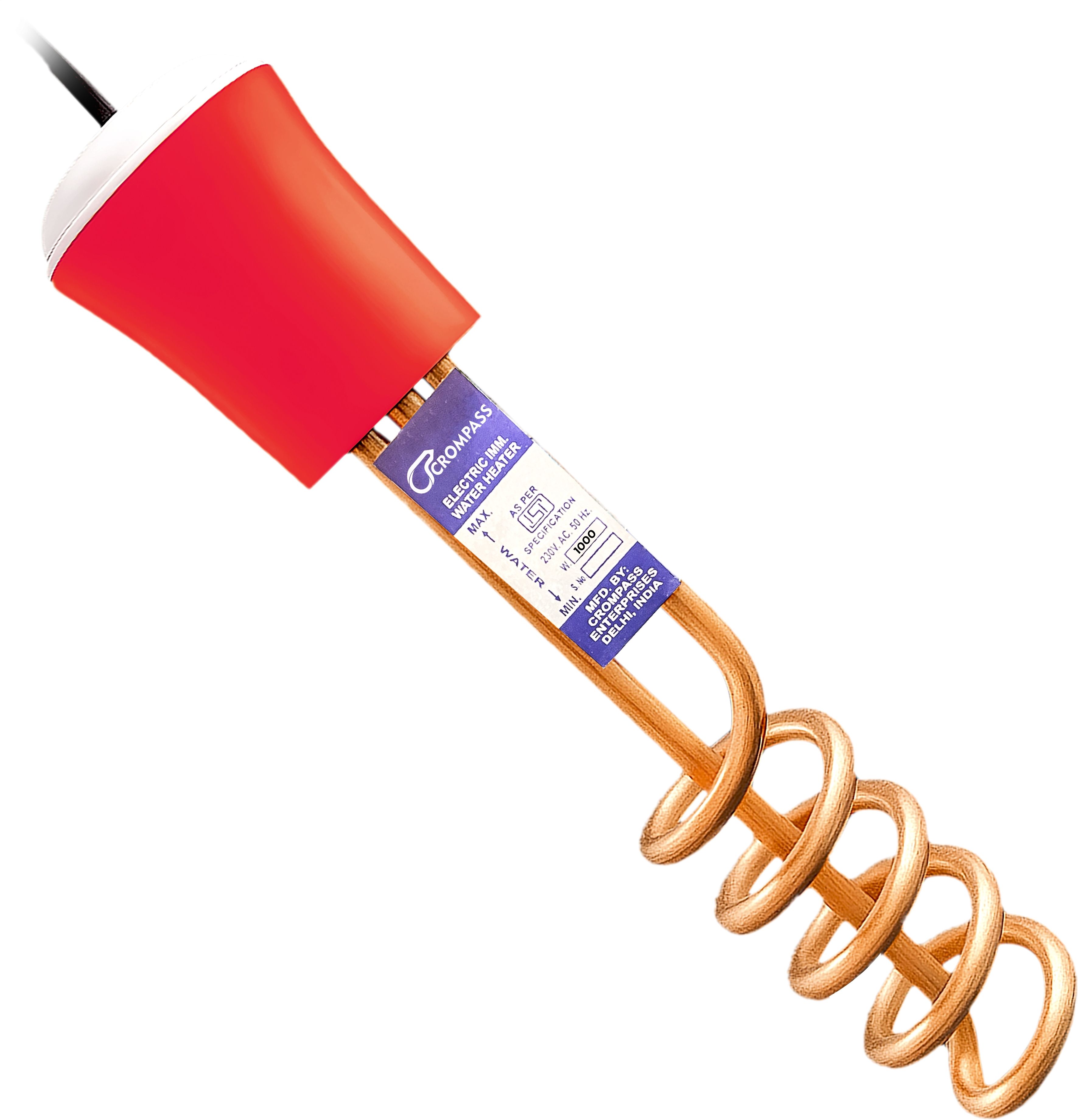 Copper Heating Element Shock Proof & Waterproof Instant Heating Ideal forKitchen 1000 W Shock Proof Immersion Heater Rod-image-38