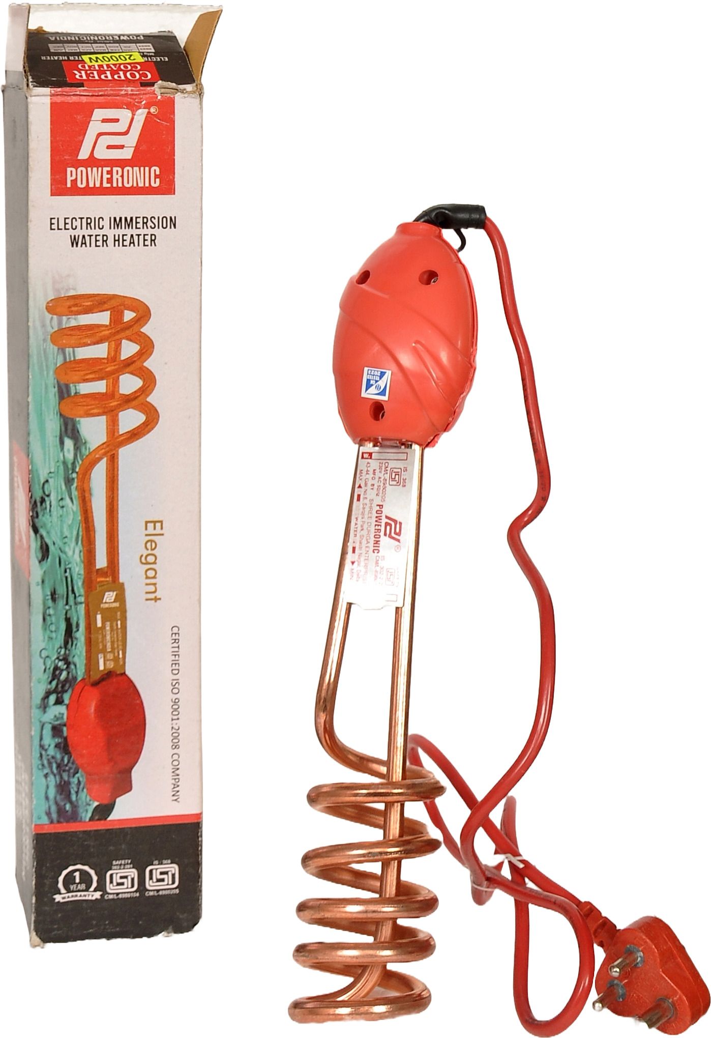 Electric Water Heater Immersion Rod With Waterproof Instant Heating 2000 W Shock Proof Immersion Heater Rod-image-9
