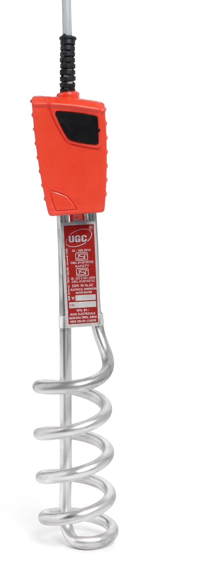 Super Fast Immersion Water Heater Nickel Rod ISI Approved Shockproof 1Yr 2000 W Shock Proof Immersion Heater Rod-image-9