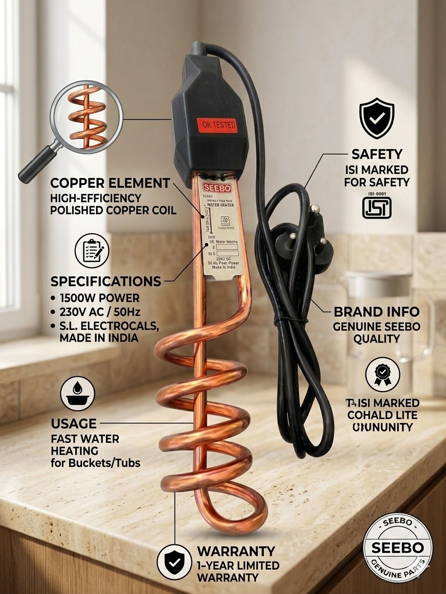 Heating Element Immersion Rod 2000 W Shock Proof Immersion Heater Rod-image-15